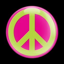 고뱃지 PEACE-PINK