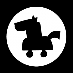 고뱃지 horsecar black