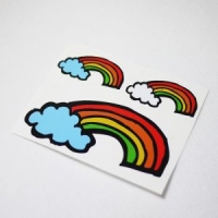 rainbow sticker 차량용 데칼 스티커
