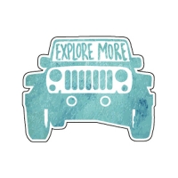 JEEP sticker_EXPLORE MORE 스티커 차량용 데칼 스티커