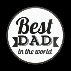 고뱃지 BEST DAD IN THE WORLD