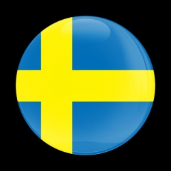 고뱃지 FLAG SWEDEN