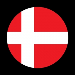 고뱃지 FLAG DENMARK