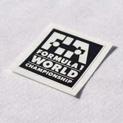 F1 W championship sticker 차량용 데칼 스티커