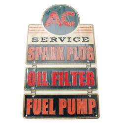 AC Service spark plug 스틸 싸인