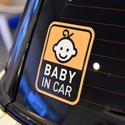 BABY IN CAR 걸&보이 차량용 스티커 데칼